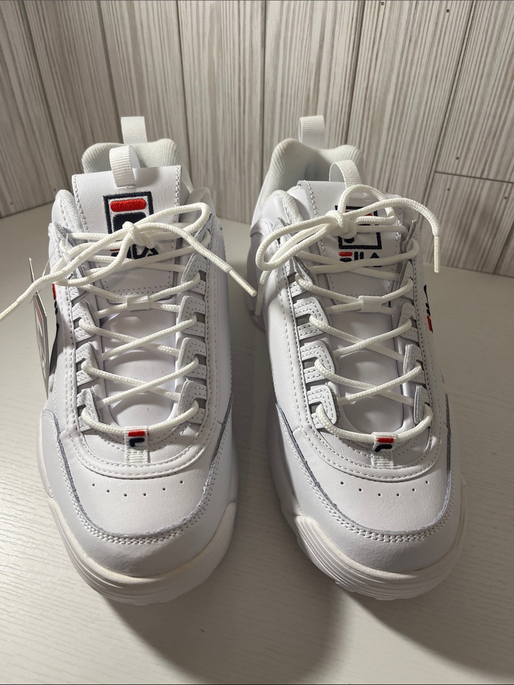 Women Fila Disrupter II Chunky Sneaker White Size 10.5